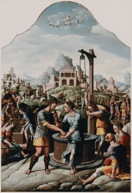 Rebekah and Eliezer at the Well