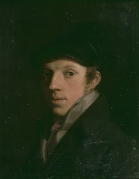Portrait of the painter Pierre-François Jacobs, by Cornelis Cels, oil, 1800