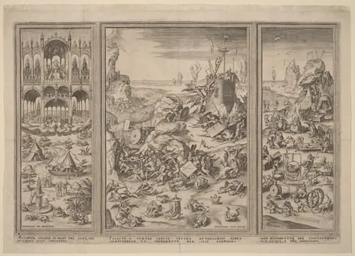 The Last Judgment Triptych, by Cornelis Cort