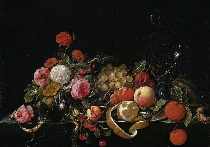 Flowers and still-life, by Cornelis de Heem