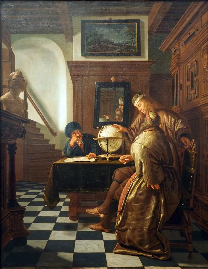 Geographers at Work, by Cornelis de Man