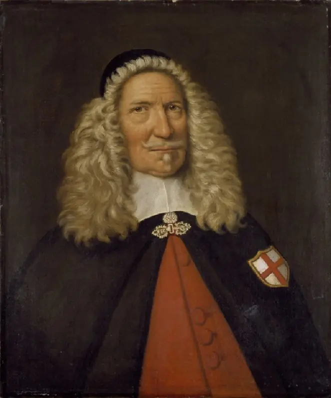 Portrait of Captain Nicholas Burgh, by Cornelis de Neve