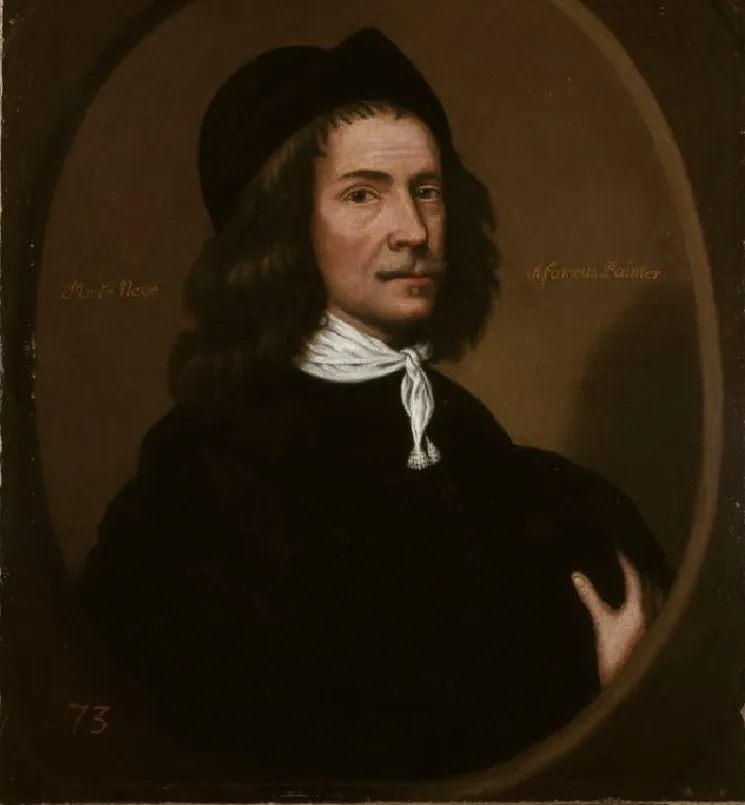 Selbstporträt, by Cornelis de Neve, oil, 1645