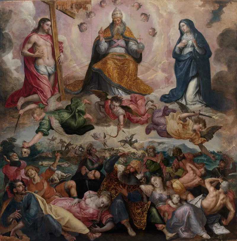 Last Judgement, by Cornelis de Vos, unspecified, 1627
