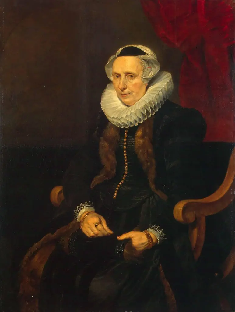 Portrait of an Old Lady Sitting in an Arm-Chair, by Cornelis de Vos