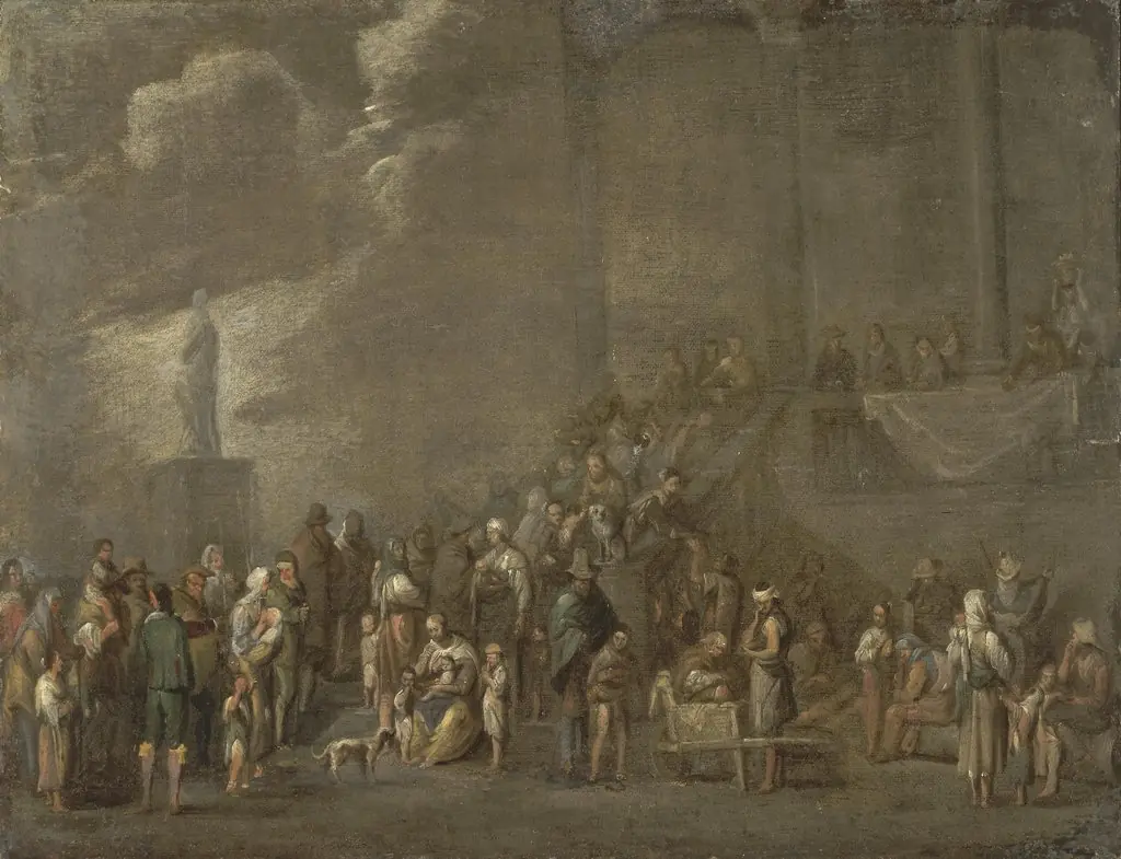 Distribution of Bread, by Cornelis de Wael