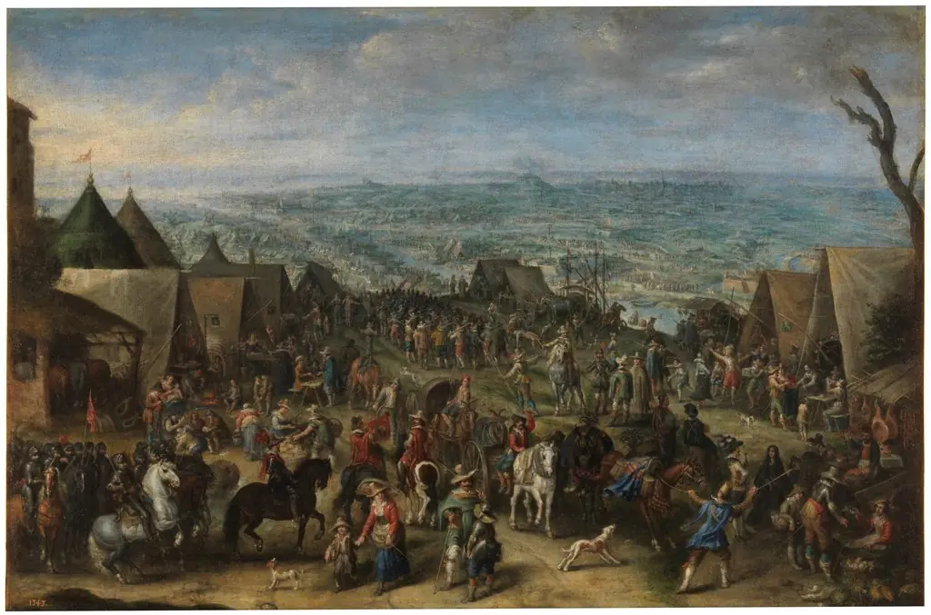 Sitio de Ostende, by Cornelis de Wael