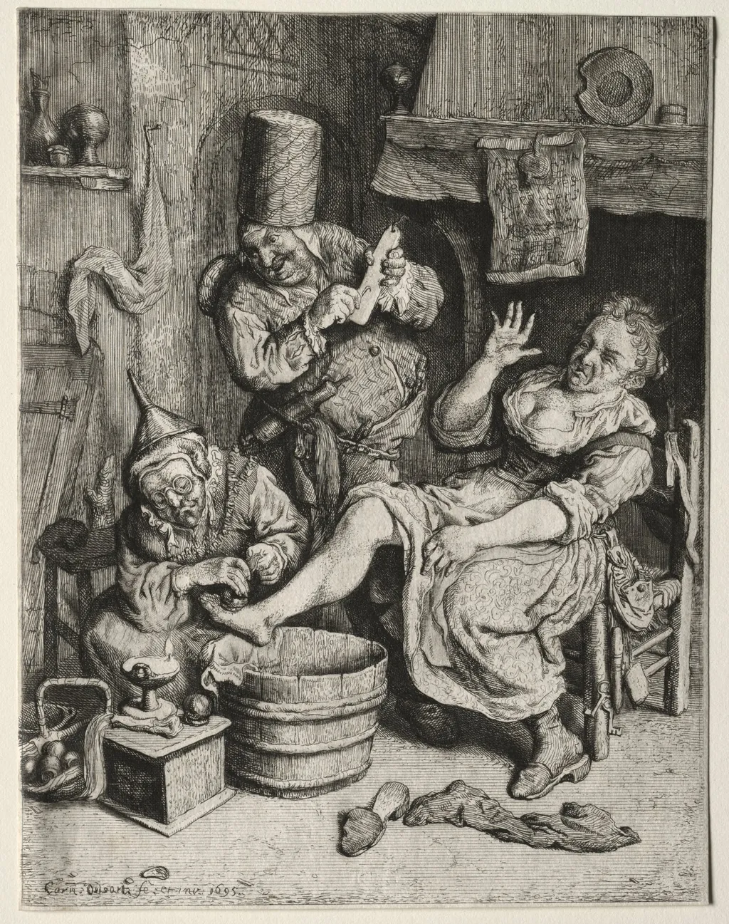 La Ventouse, by Cornelis Dusart, 1695