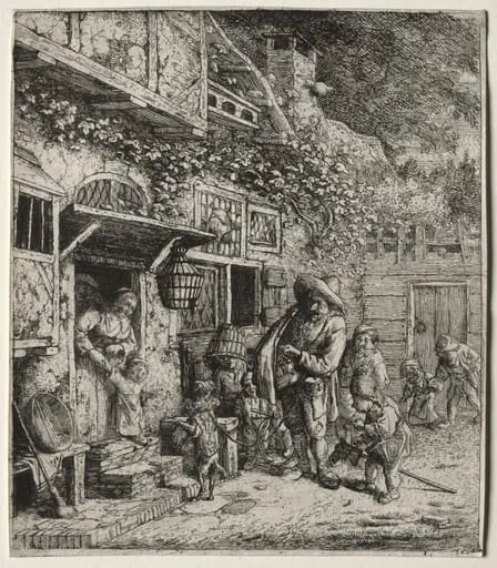 The Dancing Dog, by Cornelis Dusart