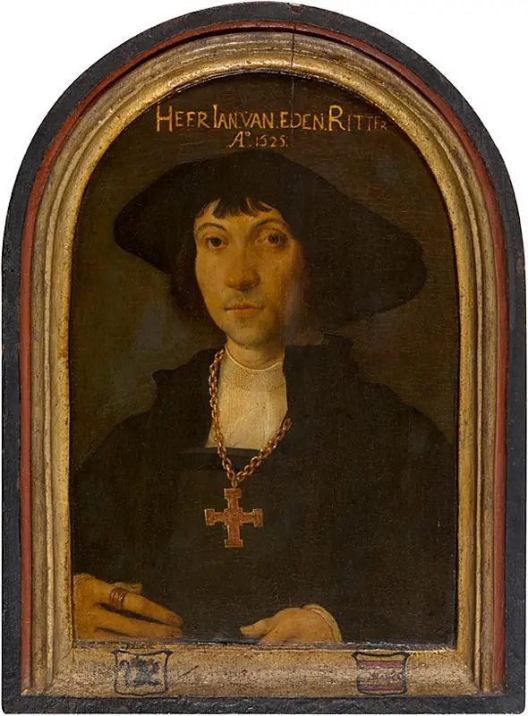 Knight Jan van Eden, by Cornelis Engebrechtsz.