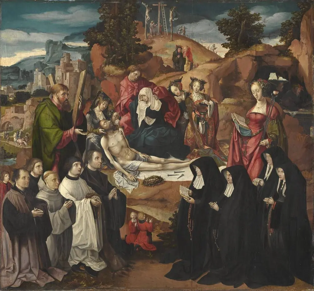 Lamentation of Christ, by Cornelis Engebrechtsz.