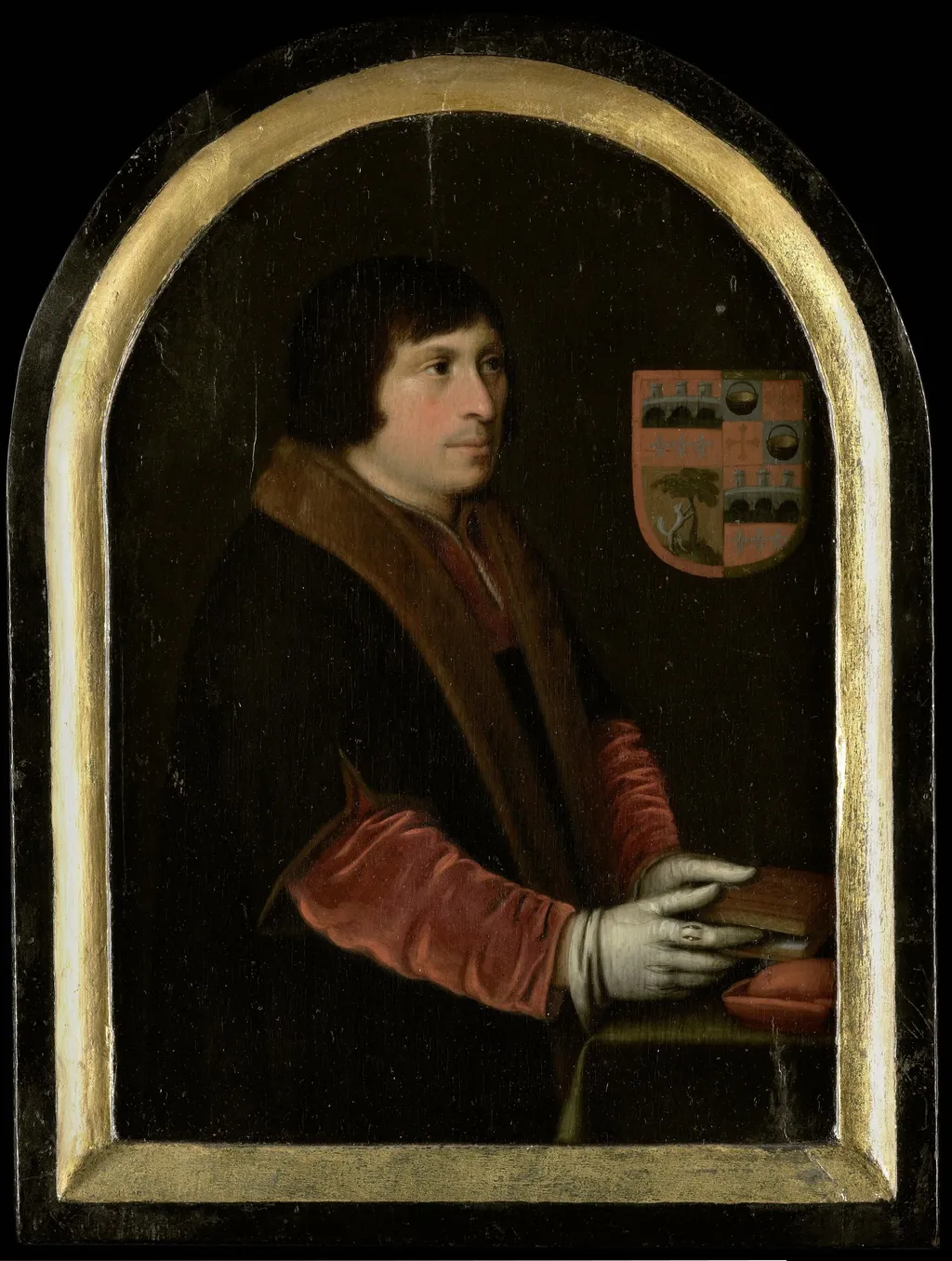 Portrait of Pieter Salina, by Cornelis Engelsz., oil, 1512