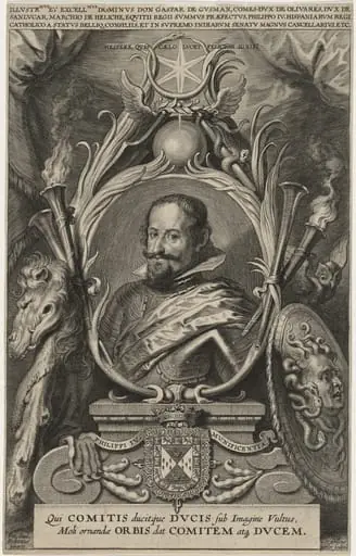 Gaspar de Guzman, Count of Olivares and Duke of San Lucas, by Cornelis Galle I