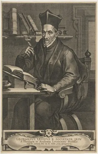 Leonard Lessius, Jesuit Priest, Professor at Louvain, by Cornelis Galle I