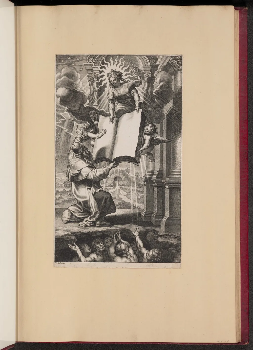 Title Page for Olivier Boonaerts' "In Ecclesiasticvm Commentarivs...", by Cornelis Galle I, ink, 1634