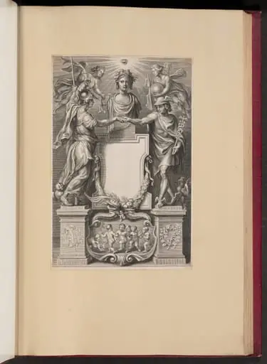 Title Page for Frederik de Marselaer, Legatvs, by Cornelis Galle II