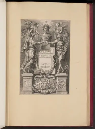 Title Page for Frederik de Marselaer, Legatvs, by Cornelis Galle II