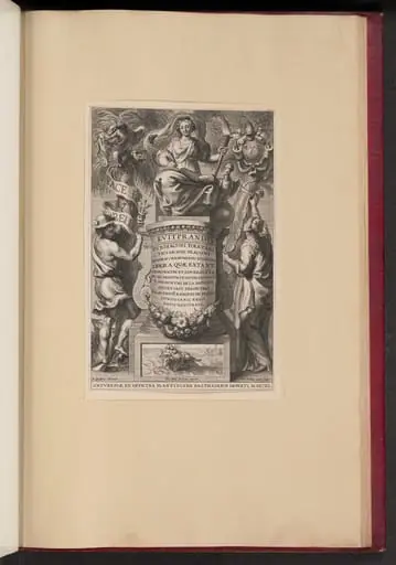 Title Page for Liutprand, Opera, by Cornelis Galle II