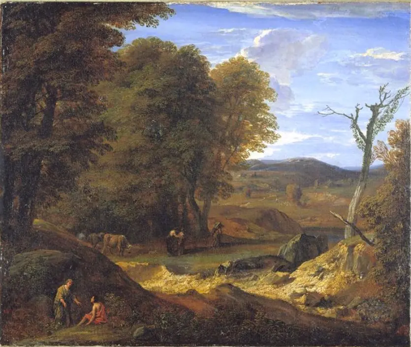 Forest landscape, by Cornelis Huysmans