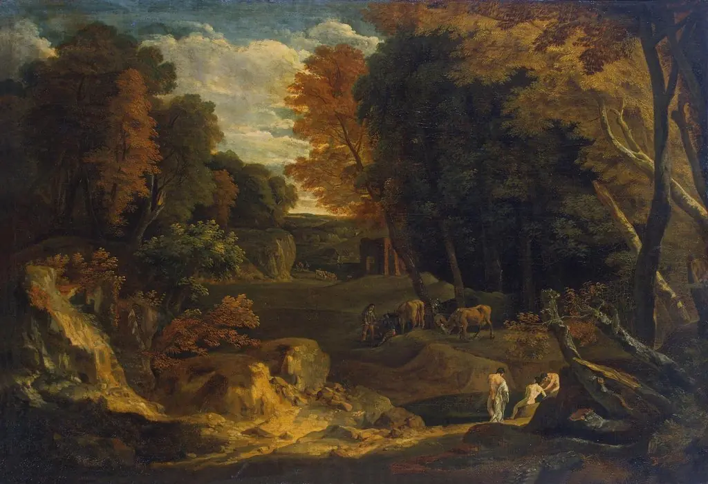 Forest Landscape with a River, by Cornelis Huysmans