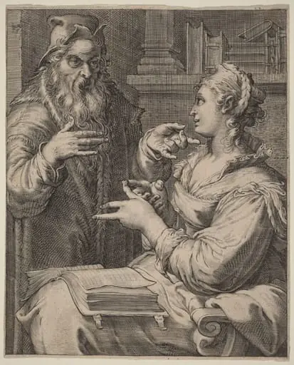Philosophy, by Cornelis Jacobsz Drebbel