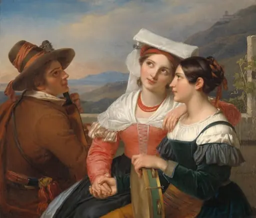 Een van zin, by Cornelis Kruseman