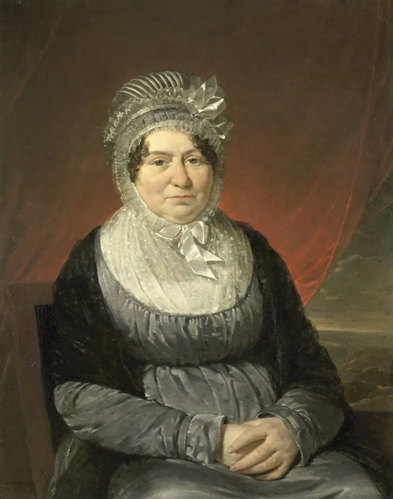 Portrait of Mrs. Brak-Haskenhoff, by Cornelis Kruseman