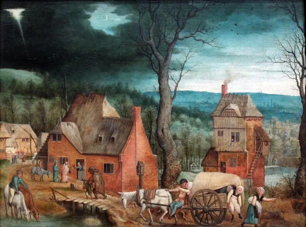 Arrival of the Holy Family in Bethlehem, by Cornelis Massijs