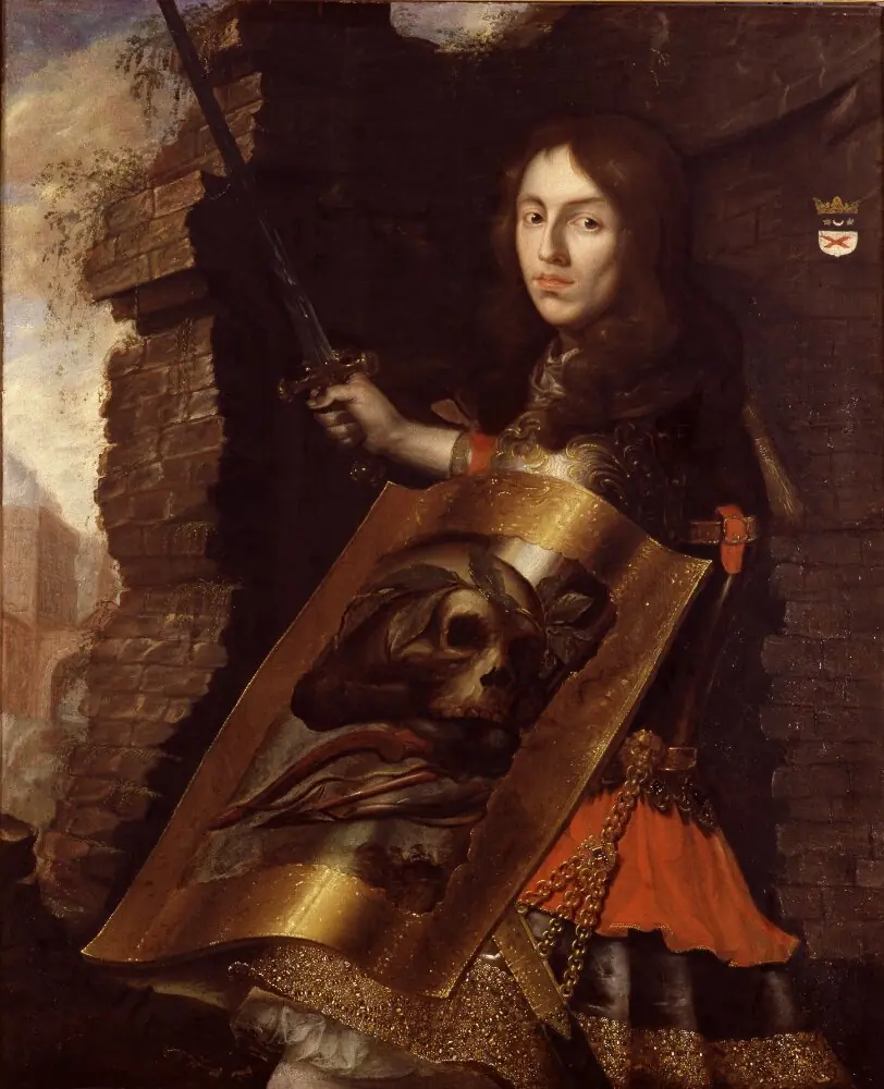 Pontus Fredrik De la Gardie, 1630-1692, count, baron, national council, general governor, president, married to Countess Beata Elisabet von Königsmarck, by Cornelis Picolet