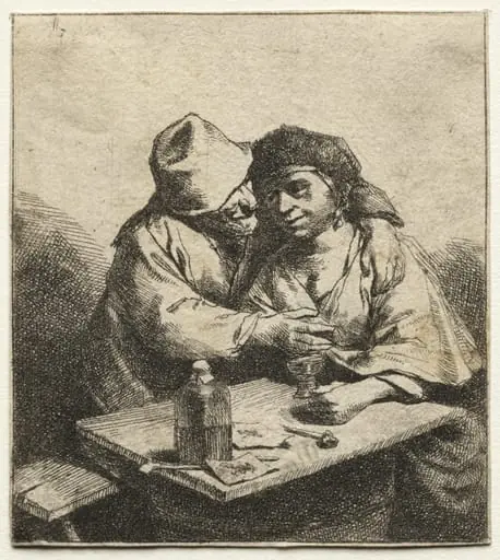 The Amorous Couple, by Cornelis Pietersz Bega