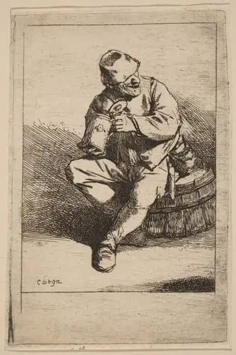 The Drinker, by Cornelis Pietersz Bega