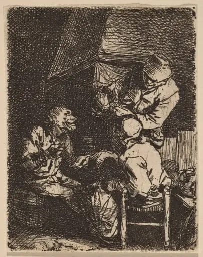The Group at the Fireplace, by Cornelis Pietersz Bega
