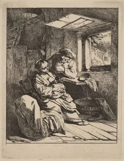 The Young Mother, by Cornelis Pietersz Bega