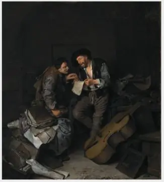 Two Men Singing, by Cornelis Pietersz Bega