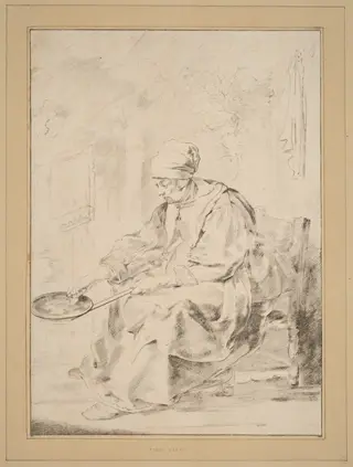 Pancake Woman, by Cornelis Ploos van Amstel