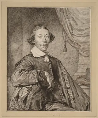 Portrait of a Seated Man, by Cornelis Ploos van Amstel