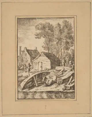 Shipyard, by Cornelis Ploos van Amstel