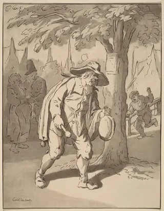 Town Crier, by Cornelis Ploos van Amstel