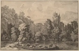 Valley with an Aged Castle, by Cornelis Ploos van Amstel