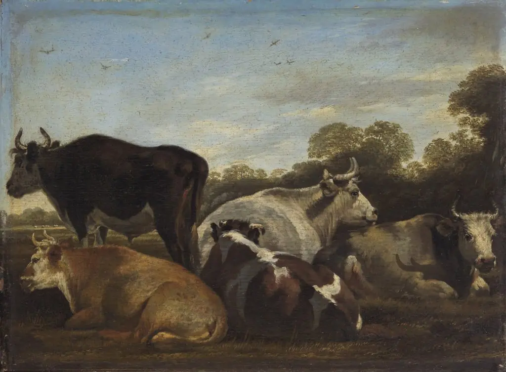 Kühe, by Cornelis Saftleven