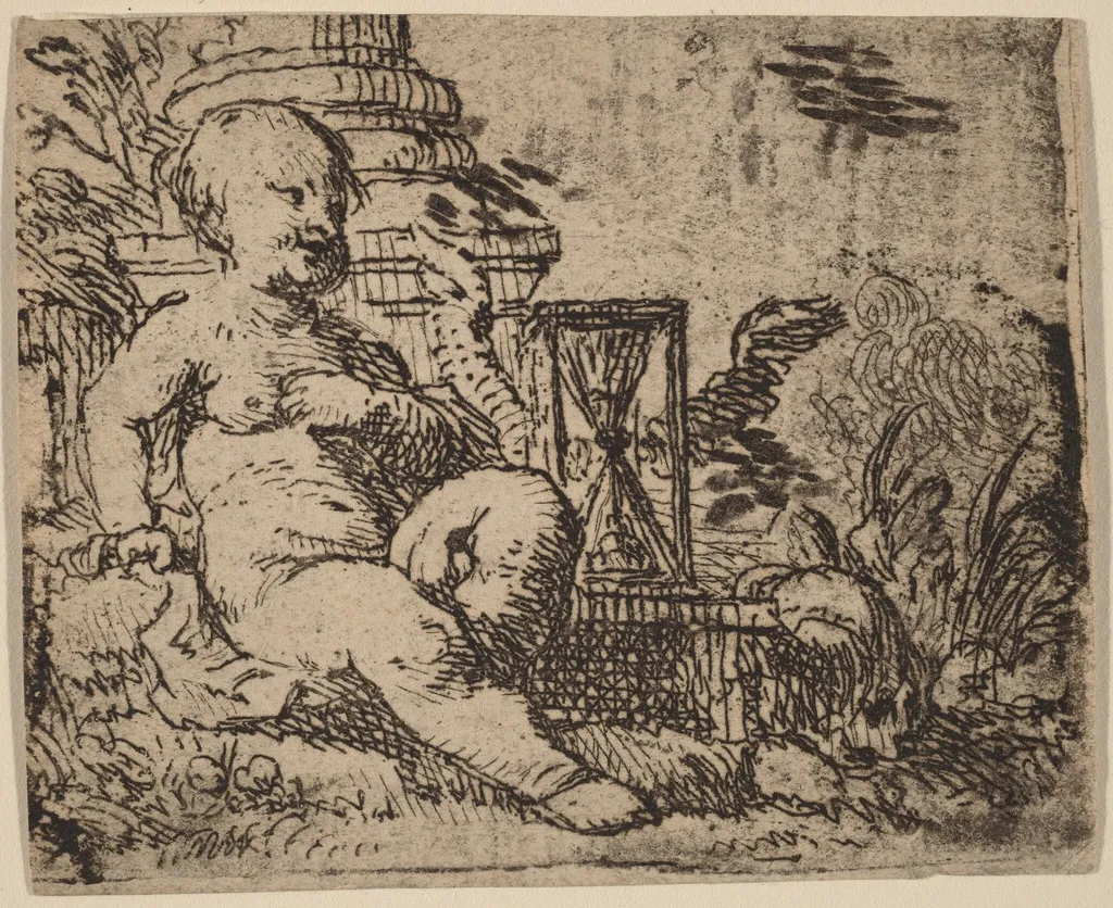 Allegory of Vanity, by Cornelis Schut I, ink, 1626