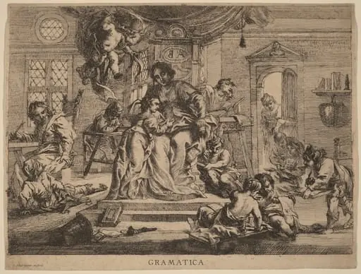 Grammatica, by Cornelis Schut I