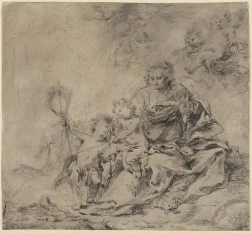 The Virgin and Child with John the Baptist, by Cornelis Schut I