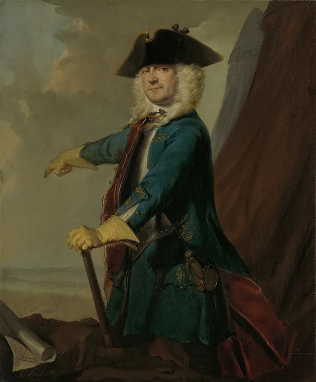 Gerrit Sichterman (1688-1730). Quartermaster-General of the Cavalry, Colonel of the Oranje-Groningen Infantry Regiment, Commandant of Grave