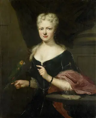 Portrait of Maria Magdalena Stavenisse, Wife of Jacob de Witte of Elkerzee, Councilor of Zierikzee, by Cornelis Troost, 1726