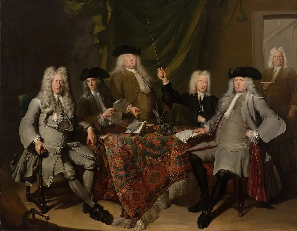 Portrait of the Inspectors of the Collegium Medicum, by Cornelis Troost