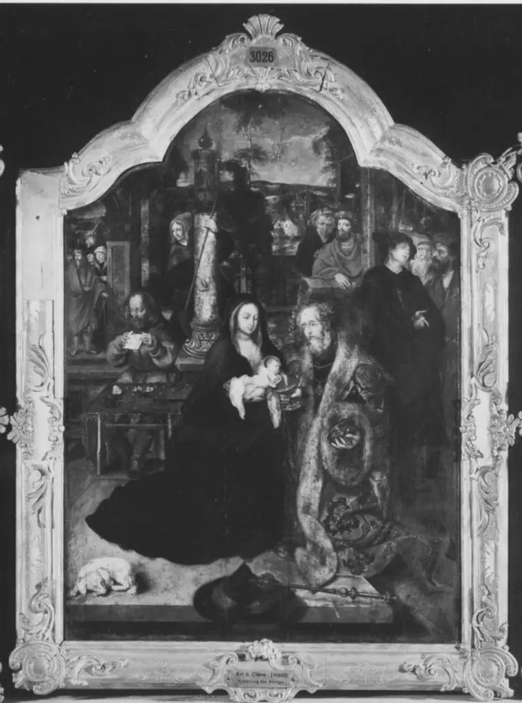 Triptych:Adoration of the Magi, by Cornelis van Cleve