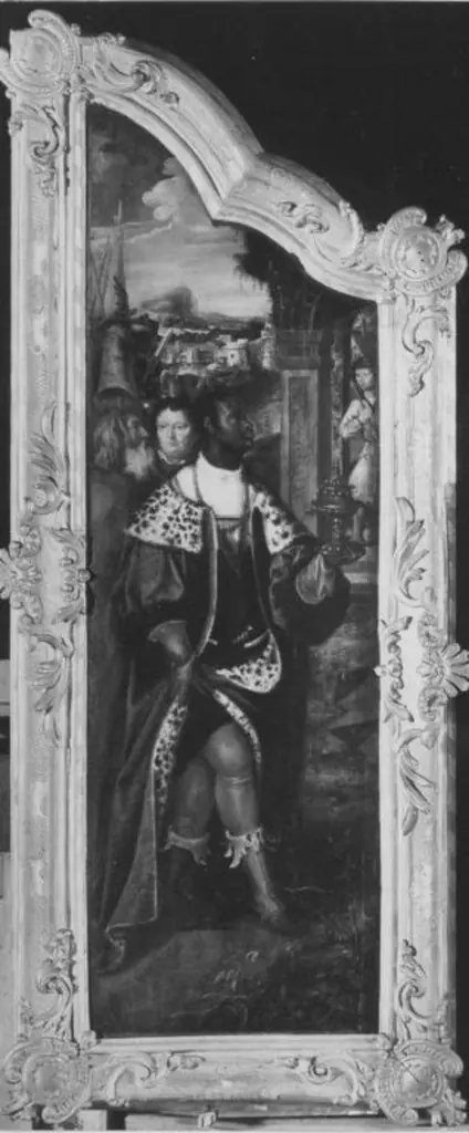 Triptych: King Balthasar, by Cornelis van Cleve