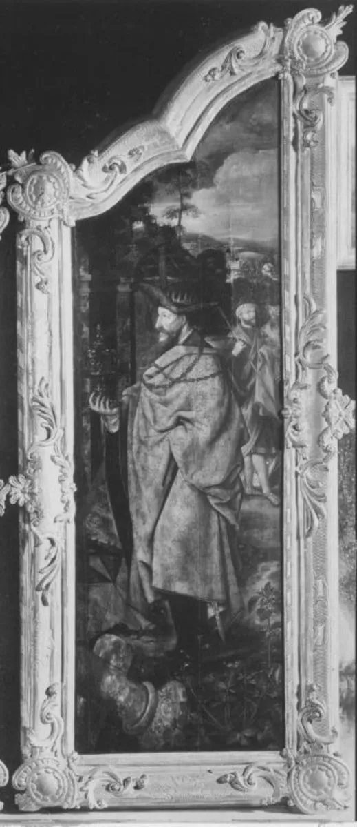 Triptych: King Caspar, by Cornelis van Cleve, unspecified, 1570