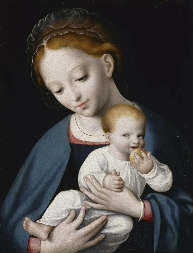 Virgin and Child, by Cornelis van Cleve